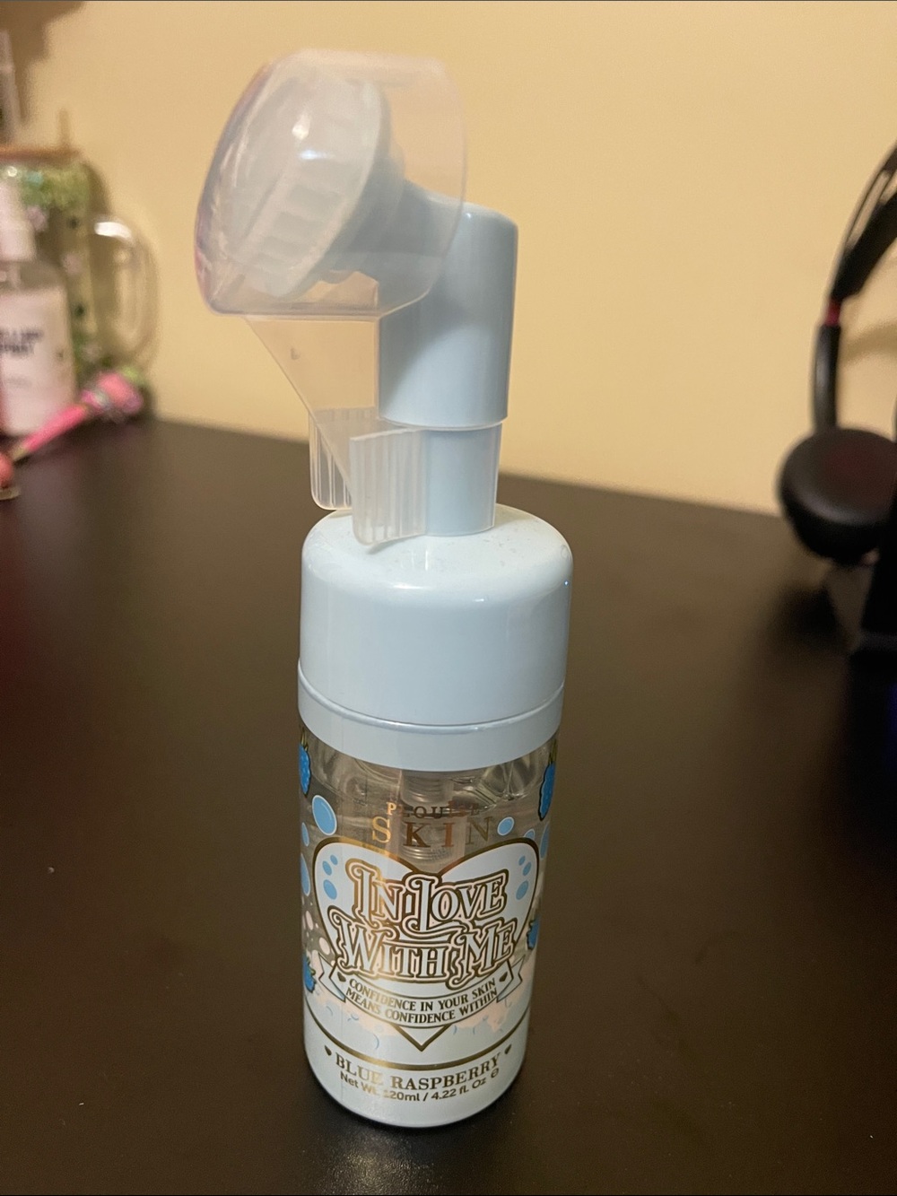 In Love With Me Blue Raspberry Foaming Face Wash - Light Blue
